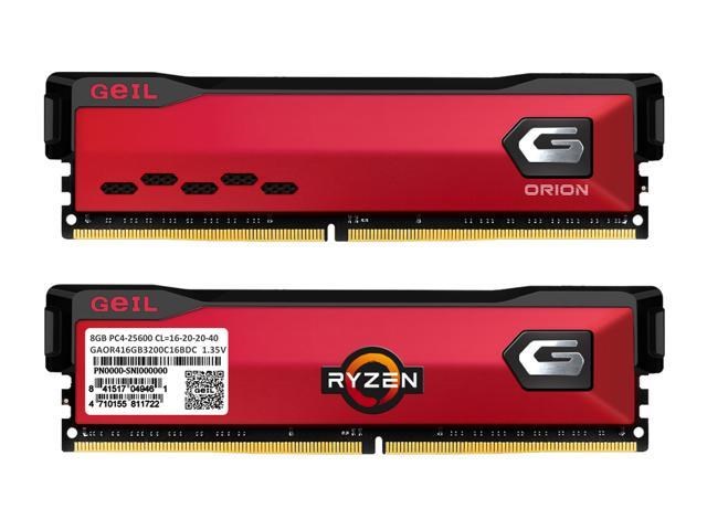 GeIL ORION AMD Edition 16GB (2 x 8GB) DDR4 3200 RED image 2