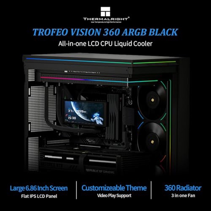 Thermalright Hyper Vision 360 ARGB BLACK vs Trofeo Vision 360 ARGB ...