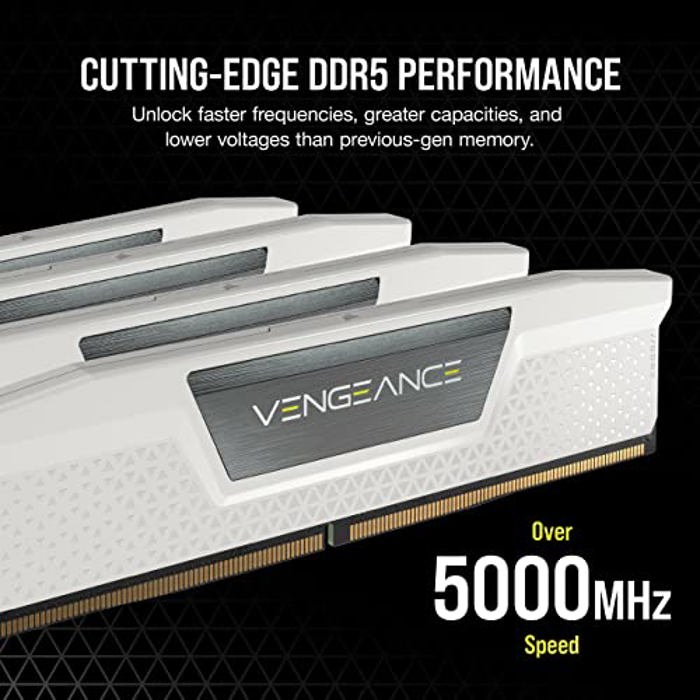 CORSAIR VENGEANCE 32GB (2x16GB) DDR5 5600MHz White image 3