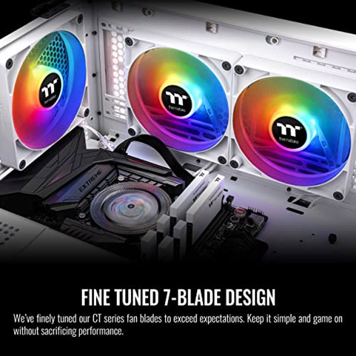 Thermaltake CT120 ARGB Sync White 2 Pack image 3