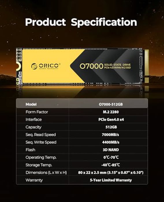 ORICO O7000 512GB image 8