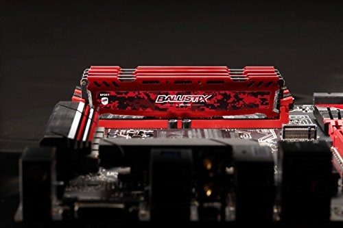 Crucial Ballistix Sport LT 64GB (4x16GB) DDR4 3200 MHz Red image 3