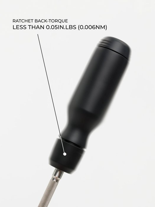 LTT Ratcheting Screwdriver (All Black / Silver Shaft) image 15