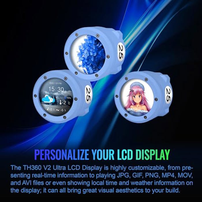 Thermaltake TH360 V2 Ultra ARGB Sync Hydragea Blue image 6