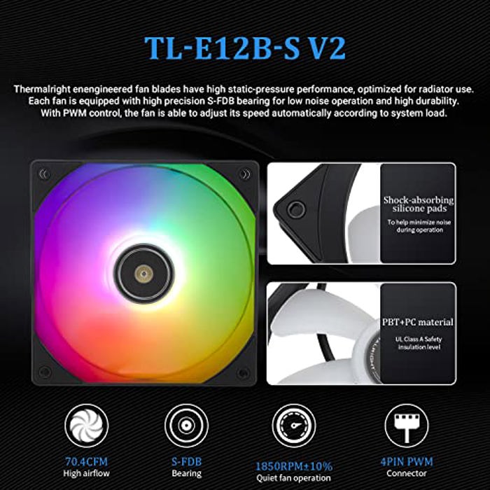 Thermalright Frozen Prism 240 Black ARGB image 5