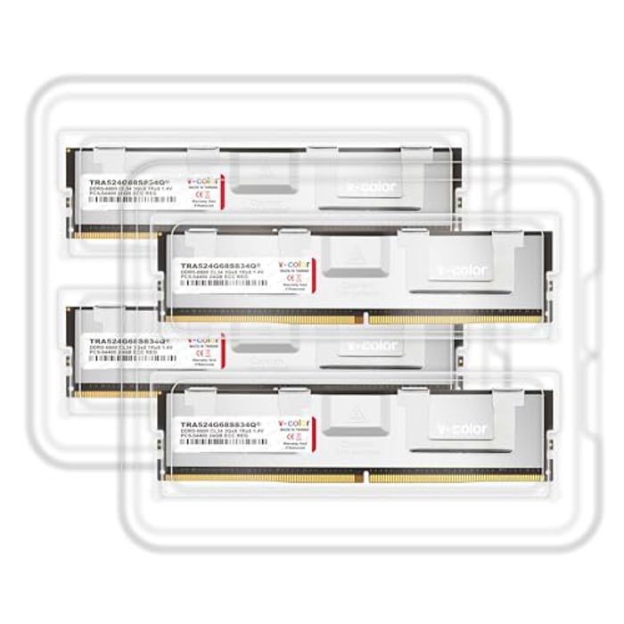 V-Color 96GB (4x24GB) DDR5 6800MHz OC R-DIMM image 2