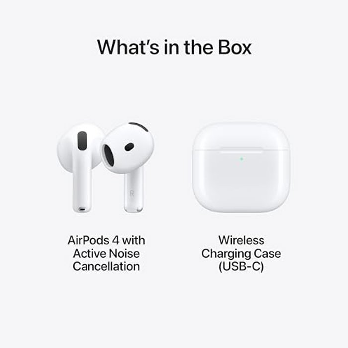 Apple AirPods 4 Wireless Earbuds Active Noise Cancellation image 4