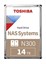 Toshiba N300 14TB NAS 3.5" SATA 7200 rpm HDWG21EUZSVA
