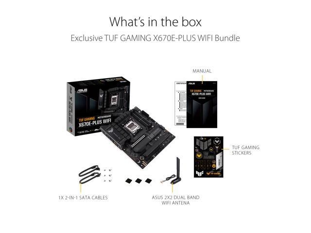 【新品未使用・オマケ付】TUF GAMING X670E-PLUS WIFI Amazon.com: ASUS TUF Gaming X670E-PLUS WiFi 6E Socket AM5 (LGA