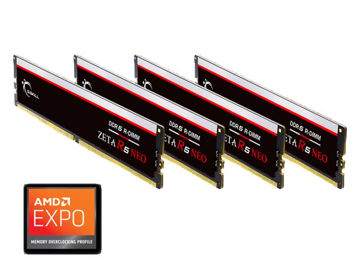 G.SKILL Zeta R5 Neo 128GB (4 x 32GB) ECC Registered DDR5 6400 RAM