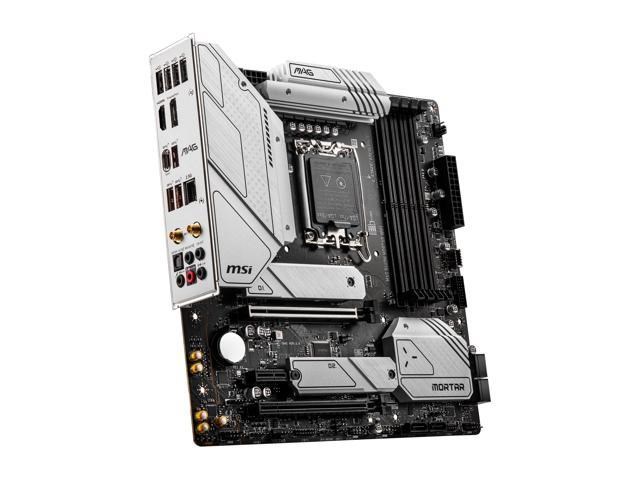 MSI MAG B660M Mortar WiFi Motherboard - Micro-ATX, Intel 12th/13th Gen Ready, DDR5, PCIe 4.0, Wi-Fi 6E