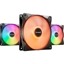 be quiet! Light Wings LX High Speed 120mm ARGB Black PWM Triple Pack BL124