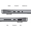 Apple MacBook Pro 2023 M2 Pro 14.2" 16GB RAM 512GB SSD Space Gray thumbnail 4