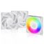 ARCTIC P12 Pro A-RGB White 3 Pack 120mm PWM Y-Cable Splitter 600-3000 RPM 5V Digital RGB Fluid Dynamic Bearing ACFAN00326A