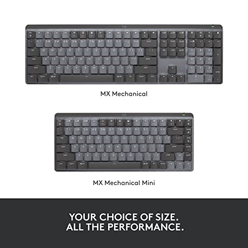 Logitech MX Mechanical Wireless Illuminated Performance Keyboard ...