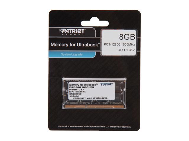 Patriot Signature Line 8GB 204-Pin DDR3 SO-DIMM 1600 image 3