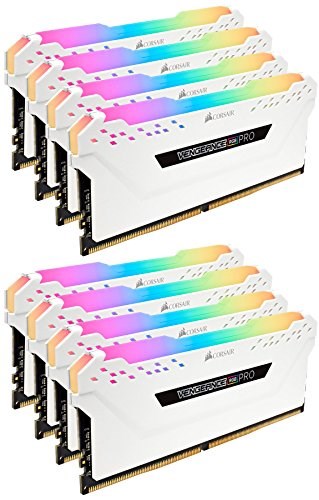 Corsair Vengeance RGB PRO 128GB (8x16GB) DDR4 3000 White image 2