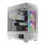 GAMDIAS ATLAS M1 White Mid Tower Tempered Glass 3x120mm ARGB PWM Fans 360mm AIO/Radiator