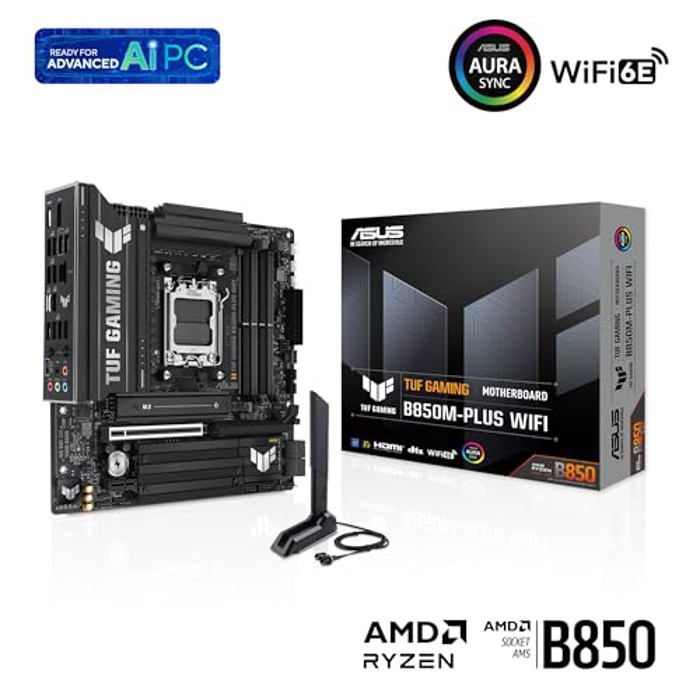 ASUS TUF Gaming B850M-PLUS WiFi Motherboard - Specs, Compare