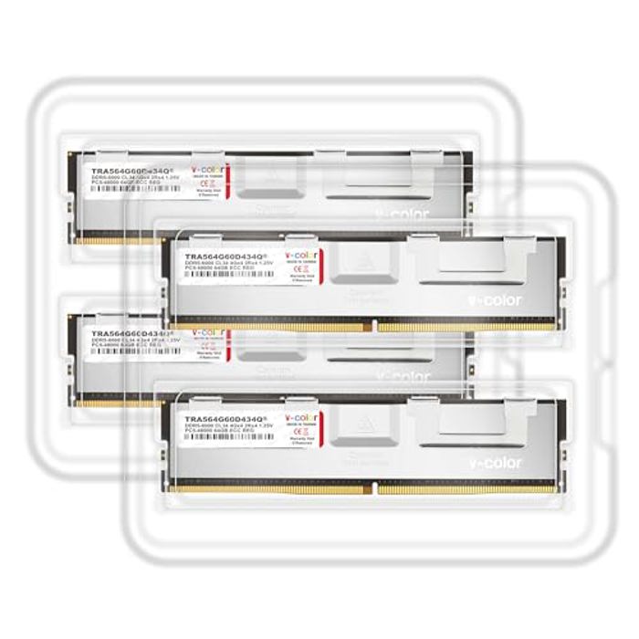 V-Color 256GB (4x64GB) DDR5 6000MHz OC R-DIMM image 2