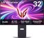 LG UltraGear OLED 32GS95UV 32" 4K UHD 3840x2160 Dual-Mode UHD 240Hz FHD 480Hz 0.03ms (GtG) Height Adjustable 2x HDMI 2.1 1x DisplayPort 1.4 32GS95UV-B