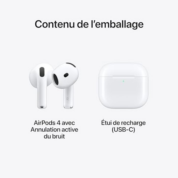 Apple AirPods 4 Wireless Earbuds Active Noise Cancellation image 6
