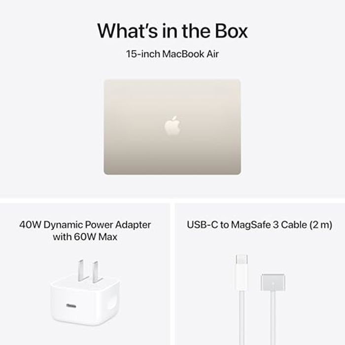 Apple MacBook Air 2026 15" 16GB Unified Memory 1TB SSD Starlight image 6
