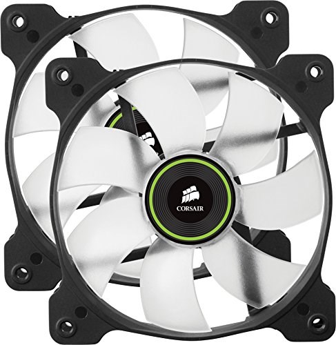 Corsair Air Series SP 120 LED Green twin pack image 2