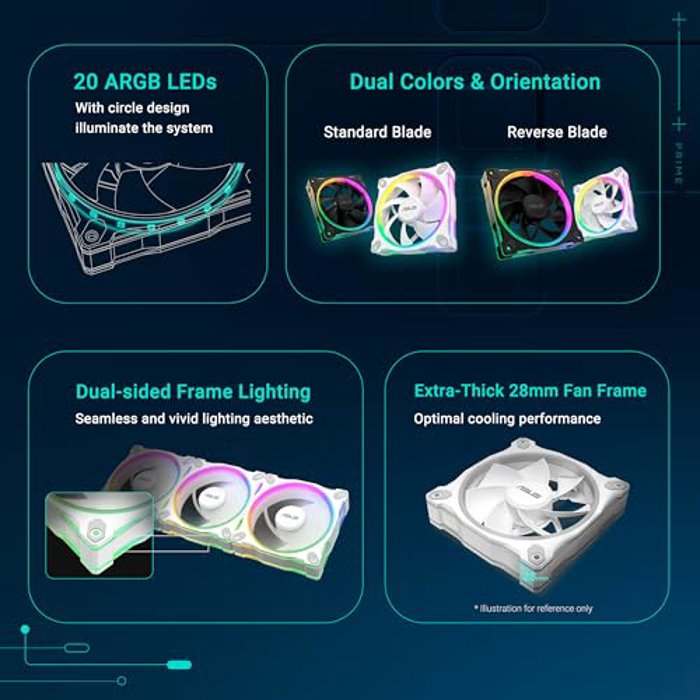 ASUS Prime MR120 ARGB White image 7
