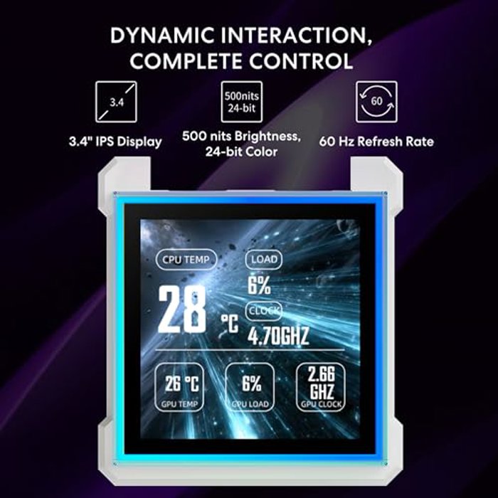Lian Li HydroShift II LCD-S 360 TL White image 3
