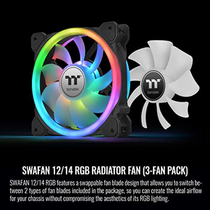 Thermaltake SWAFAN 12 RGB Radiator TT Premium Edition 3 Pack image 2