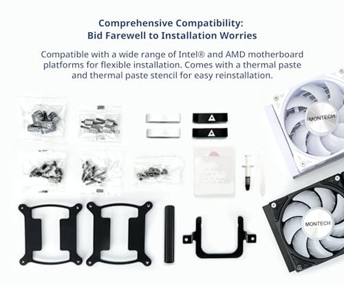 MONTECH HyperFlow ARGB 360 White image 5