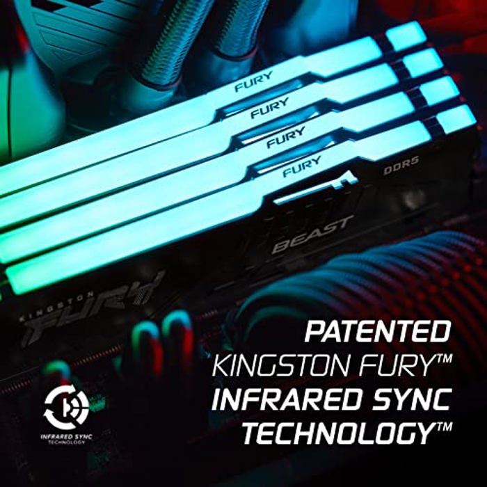 Kingston FURY Beast RGB 128GB (4x32GB) DDR5 5200 image 4