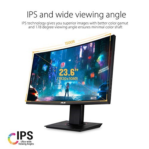 Curved Gaming Asus Tuf Gaming Vg24vq Amazon 144hz Asus Tuf Gaming