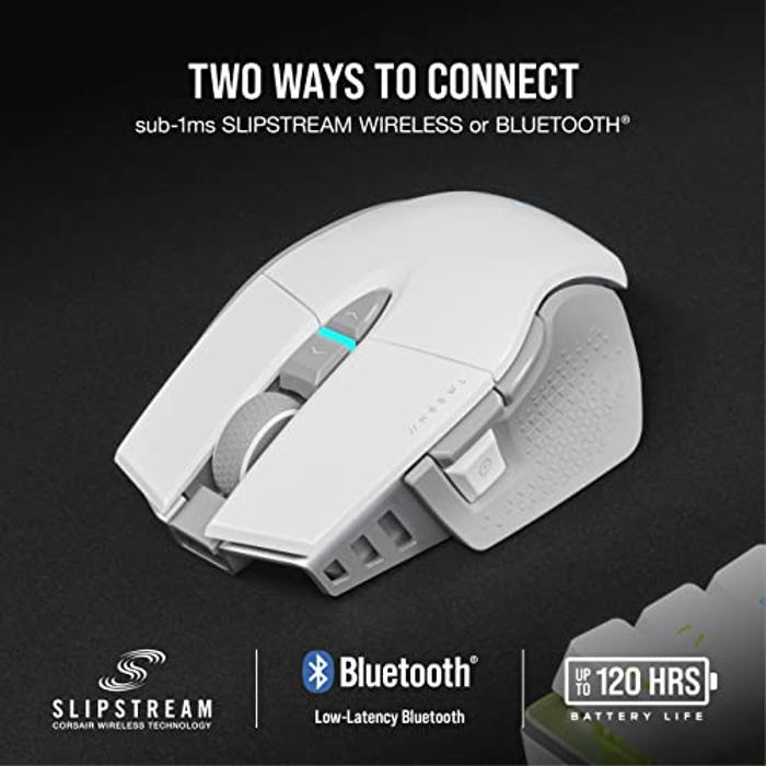 Corsair M65 RGB Ultra Wireless White image 3