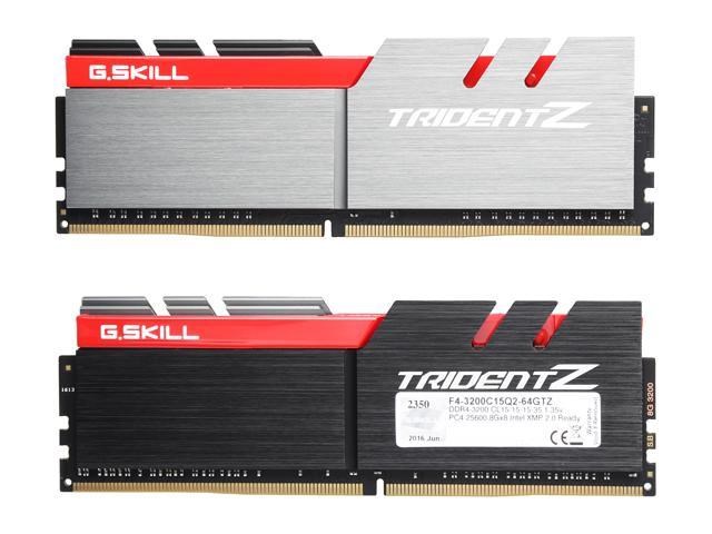 G.SKILL TridentZ Series 64GB (8 x 8GB) DDR4 3200 F4-3200C15Q2-64GTZ image 2