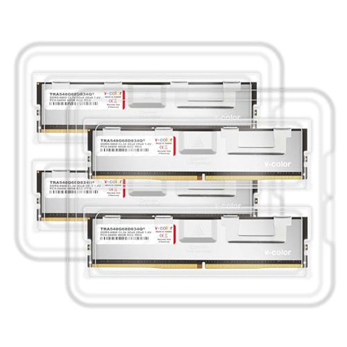 V-Color 192GB (4x48GB) DDR5 6800MHz OC R-DIMM image 2