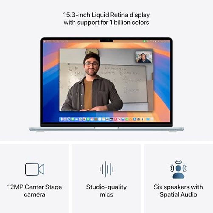 Apple MacBook Air 2025 15 16GB Unified Memory 512GB SSD Sky Blue image 4