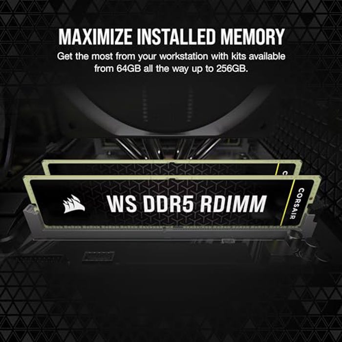 CORSAIR WS 128GB (8x16GB) DDR5 5600MHz ECC RDIMM image 5