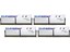 G.SKILL Trident Z Royal Series 128GB (4 x 32GB) DDR4 3200 F4-3200C16Q-128GTRS