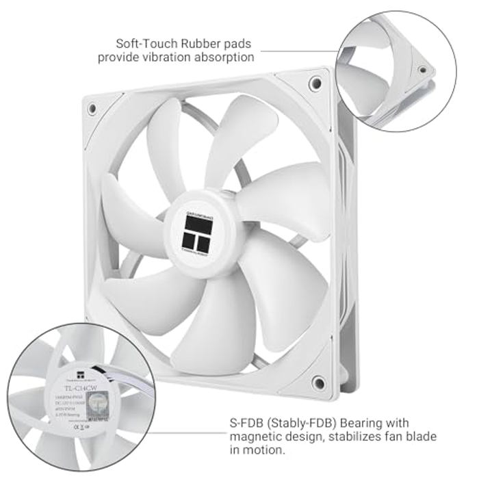 Thermalright TL-C14CW White image 4
