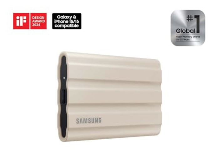 Samsung T7 Shield 2TB Beige image 2