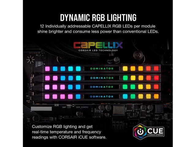 CORSAIR Dominator Platinum RGB 32GB (2 x 16GB) DDR4 3600 AMD Optimized image 5