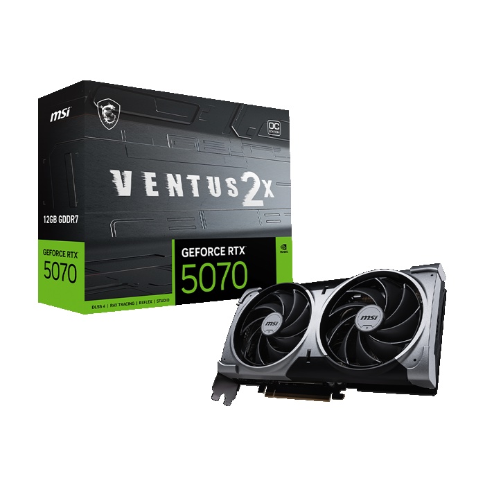 MSI GEFORCE RTX 5070 12G SHADOW 2X OC Graphics Card - Specs