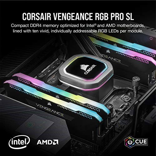Corsair Vengeance RGB Pro 16GB (2x8GB) DDR4 3600 CMH16GX4M2D3600C18 image 2