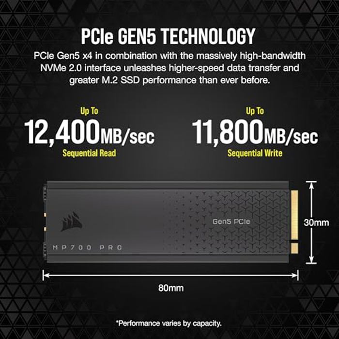 Corsair MP700 PRO Air Cooler 2TB image 4