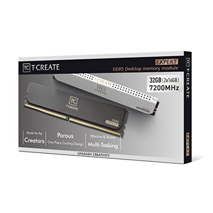 TEAMGROUP T-Create Expert Overclocking 10L 32GB (2 x 16GB) DDR5 7200MHz White image 7