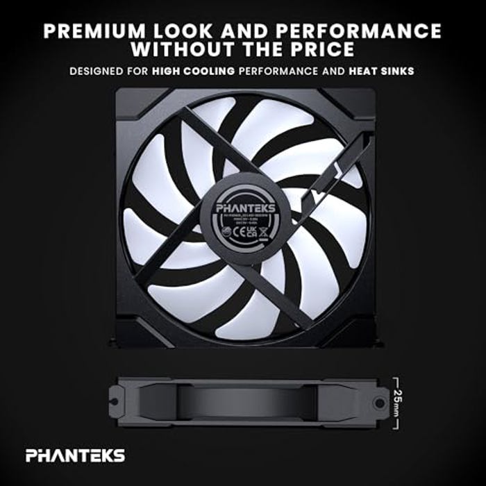 Phanteks M25-140 Gen2 Reversed Blade Triple Pack image 6