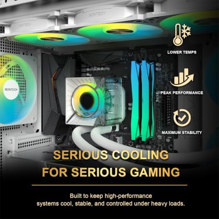 MONTECH CyberFlow ARGB 360 White image 6