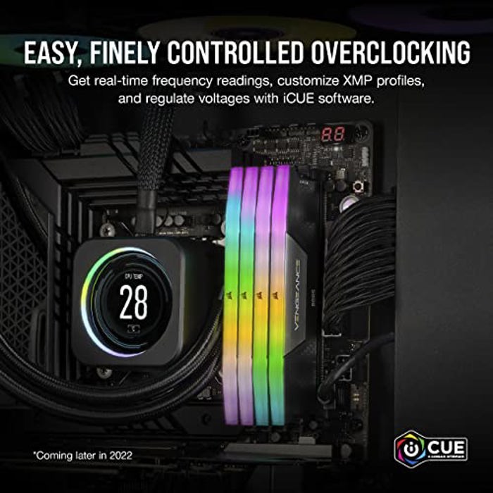 CORSAIR Vengeance RGB 96GB (4x24GB) DDR5 6400MHz image 5